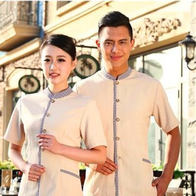 供应谊思哲服饰YSZ-786成都工作服定做 成都保洁服定做