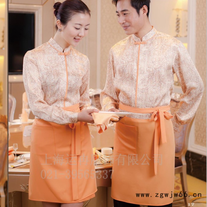 轩航酒店服厂家 新款 中餐厅服务员领班制服酒店餐饮工作服图2