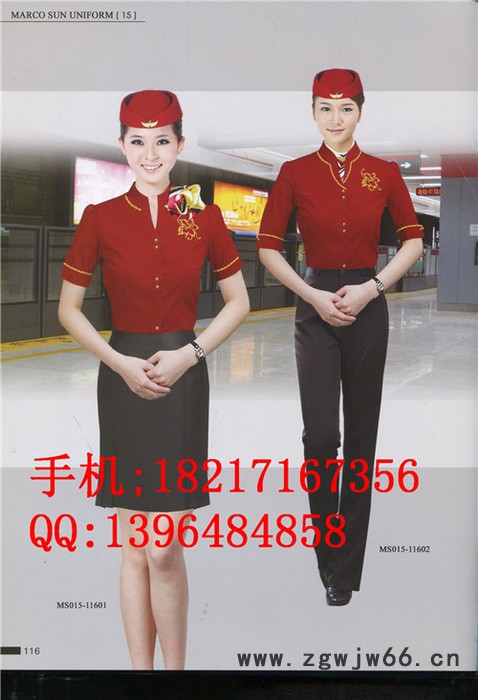 工作服女衬衫,全棉衬衫, 夏季短袖衬衫,空姐服衬衫订做图2