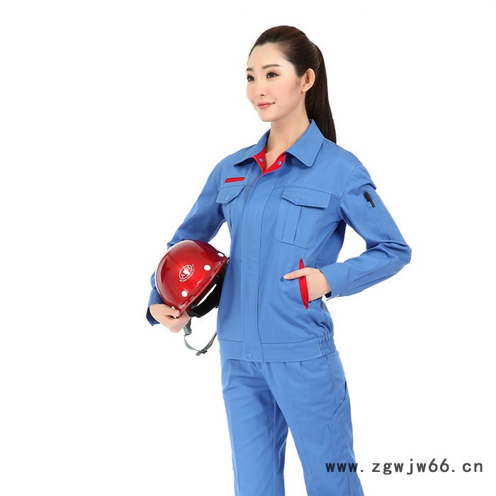 天奇职业女装现货春秋长袖翻领防盗兜工作服直销厂家**品质超低价格图3