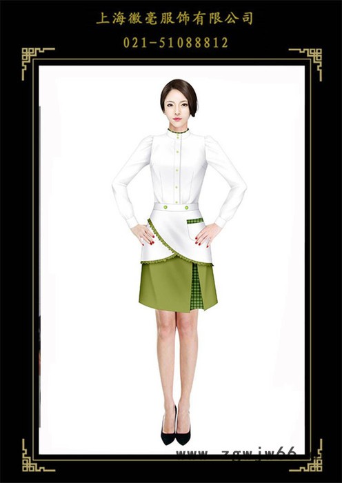 上海徽毫服饰制服、工作服酒店保安服，服务员工作制服，衬衫马夹，女裙套装，大堂经理西服，图3