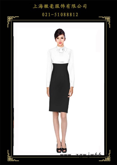 上海徽毫服饰制服、工作服酒店保安服，服务员工作制服，衬衫马夹，女裙套装，大堂经理西服，图2