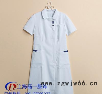 上海工厂定做医院工作服 白大褂 护士服 药店服装 出口品质图2