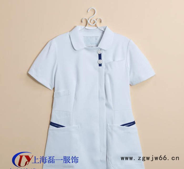 上海工厂定做医院工作服 白大褂 护士服 药店服装 出口品质图3
