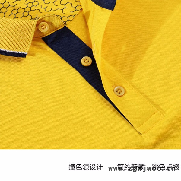 【gaojifushiWDL】高端纯棉企业翻领T恤定制文化polo衫工装印logo工作服广告衫刺绣 男女工作服图4