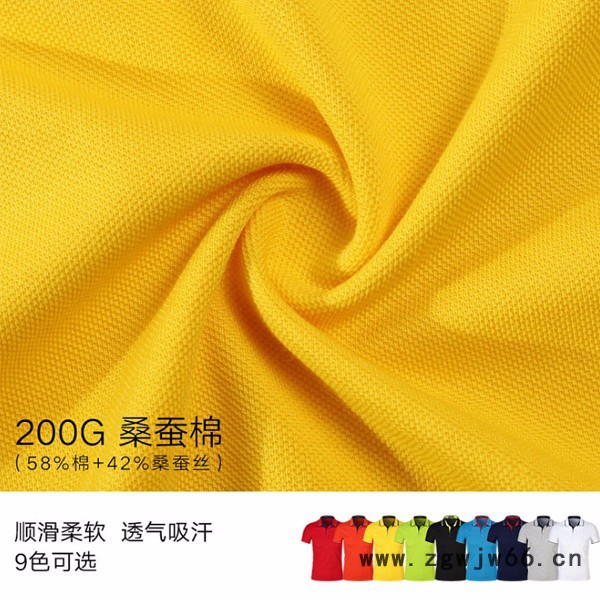 【gaojifushiWDL】高端纯棉企业翻领T恤定制文化polo衫工装印logo工作服广告衫刺绣 男女工作服图2