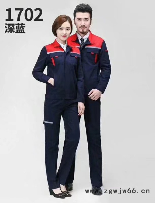 依晨员工工作服定做 2018新款**_订做工作服图5