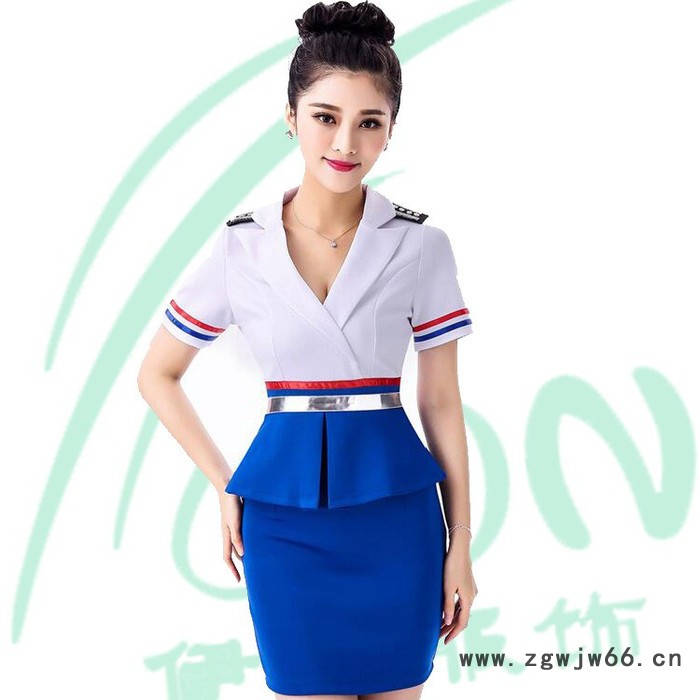 伊寸足浴技师服 养生会所工作服桑拿技师服厂家批发8159图2