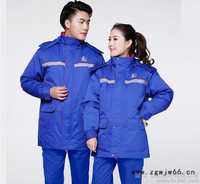 加油站工作服冬装棉衣棉袄 中石化中石油防静电劳保服套装男工装图3