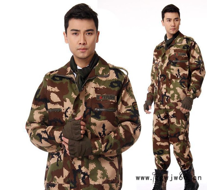 昌圣029武侧兜迷彩服套装军迷训练作训户外拓展服男女工作服直图2