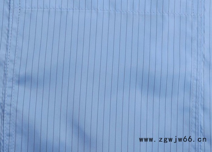 厂家定制蓝色条纹防静电大褂 无尘服 防静电服 工作服 喷漆服图3