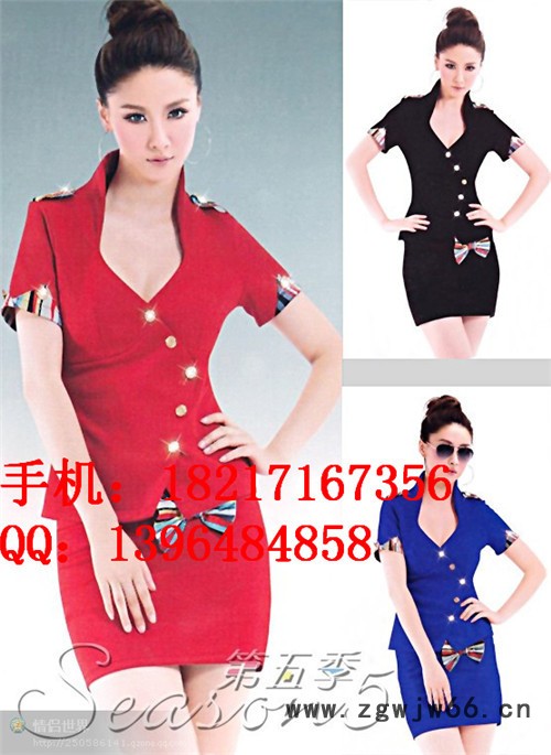 技师空姐服,技师小姐服,足浴技师服,夏季技师服装,弹力技师工作服图2