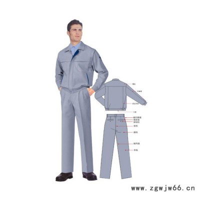 工作服长袖涤棉 sdfz004 按套计