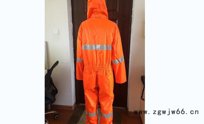 橘红 连体工作服 反光连体雨衣 安全服  现货 直销 促销