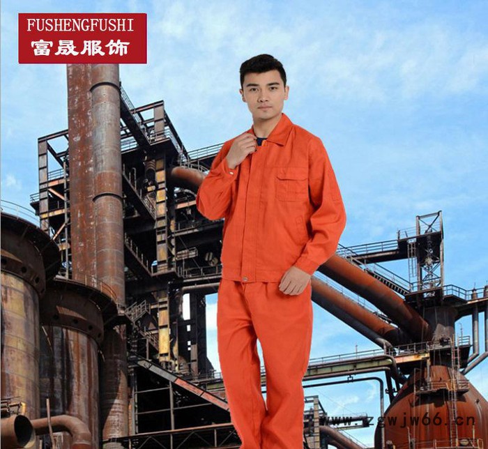 2015春秋工作服长袖套装 劳保工程服 车间厂服汽修服工装定图3