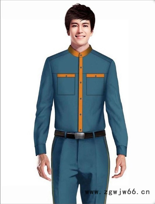 供应徽毫F-2115工作服定做图2