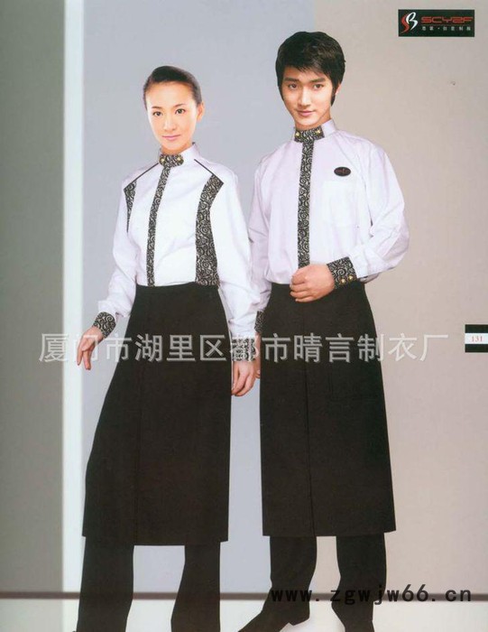 设计定做酒店餐饮饭馆厨师工作服 长袖双排扣春款厨师服图3