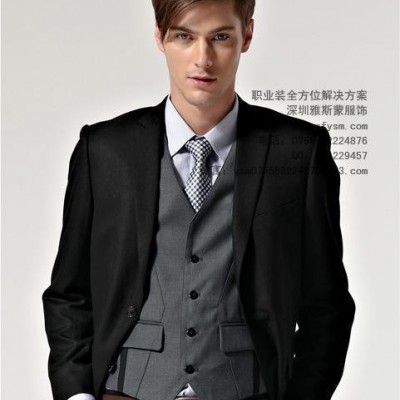 专业定做工作服西服 欧美男士挺括时尚潮流百搭西服外套