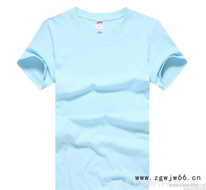 纯色圆领t恤定制工作服团体服活动服套头纯棉运动休闲青少年宽松图2