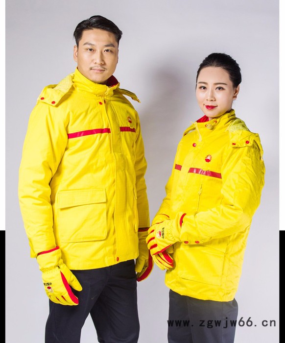 AURUMWING 加油站棉衣男女套装工作服 工厂车间汽修劳保服图5