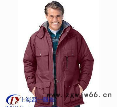 冬季工作服定做 连帽可脱卸防寒工装订做 上海工厂发货图3