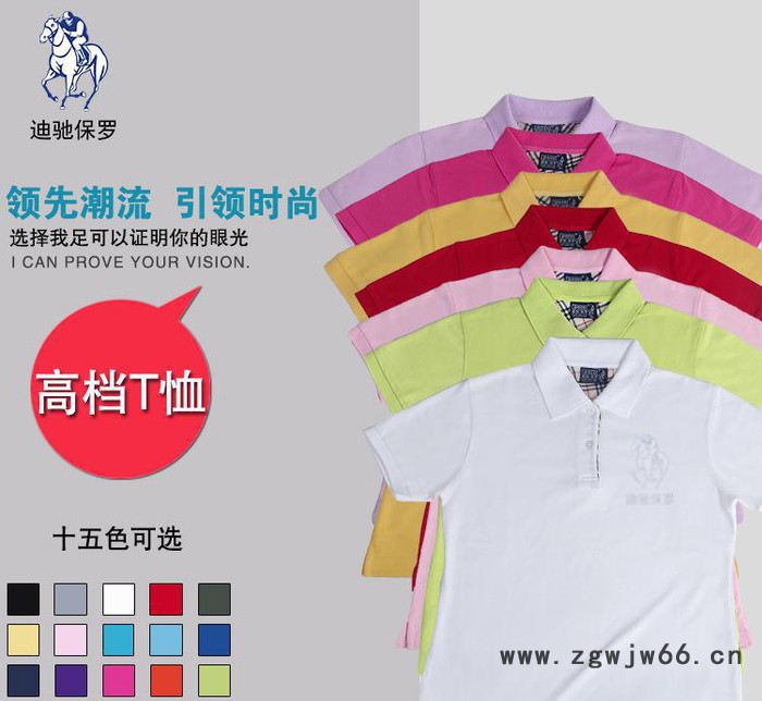 重庆迪驰保罗服装纯棉polo衫短袖定做印刷logo 翻领T体恤工厂工作服文化衫刺绣图案文字图3