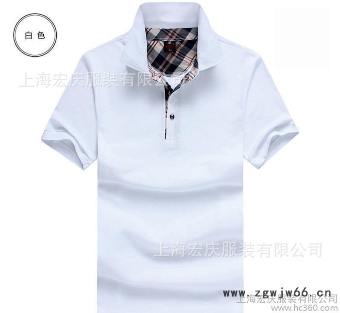 商务广告衫定制 男式全棉翻领短袖文化POLO衫企业工作服定做图3