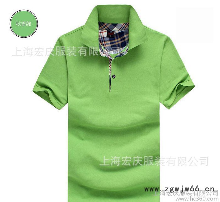 商务广告衫定制 男式全棉翻领短袖文化POLO衫企业工作服定做图2