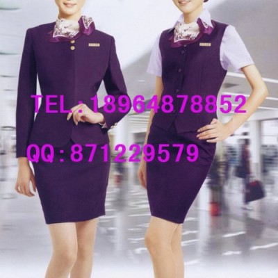 供应高铁乘务员工作服订做厂家上海亿妃服饰有限公司