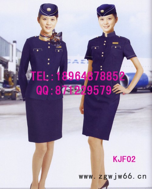 供应高铁乘务员工作服订做厂家上海亿妃服饰有限公司图3