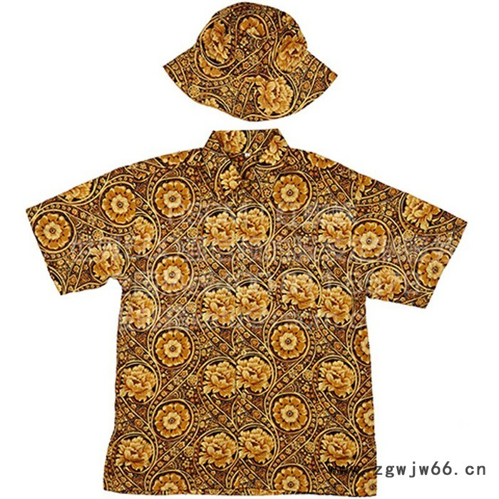 红蜘蛛 团体工作服加工厂家贴牌定制 2016年经典印花款短袖衬衫 团体工作服加工批发图3