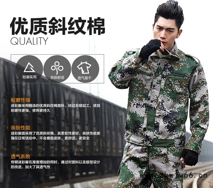 户外夏季迷彩服作训服装 军迷服装工作服套装男批发定制图3