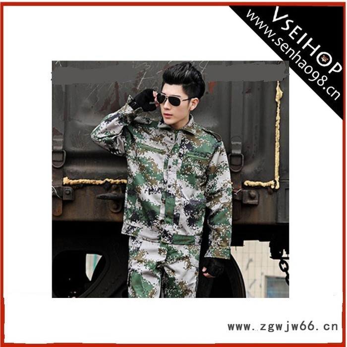 户外夏季迷彩服作训服装 军迷服装工作服套装男批发定制图2