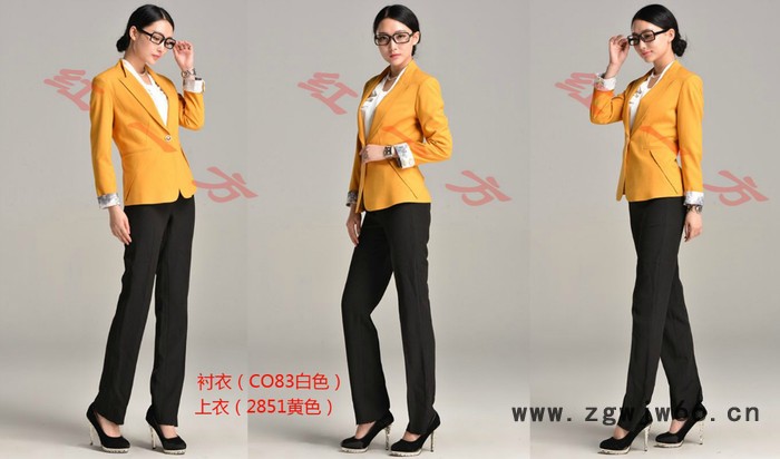 供应红一方职业装,工作服,套装图2