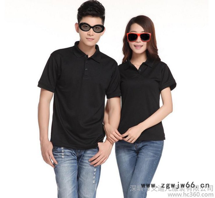 短袖翻领男士polo工作服定制工衣订做文化广告衫印字 定做T图3