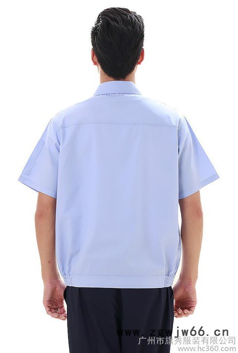 供应夏装工作服 套装  夏季工服图2