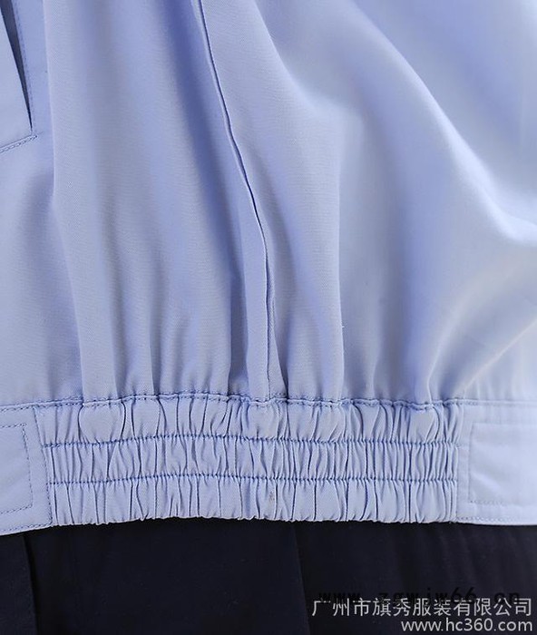 供应夏装工作服 套装  夏季工服图3