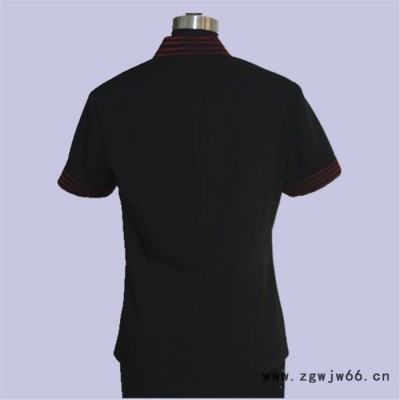 库存雪蒙制衣XM023酒店餐饮制服、工作服