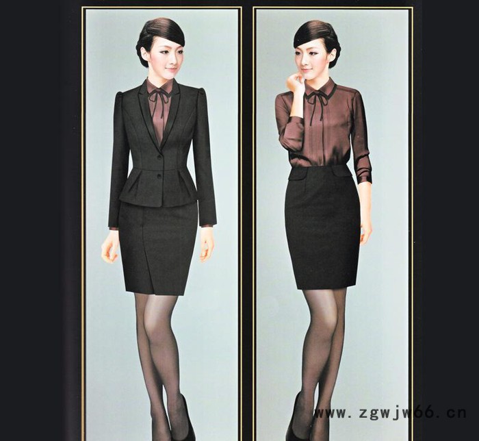 高端定制职业装 商务正装 写字楼白领制服工作服 学生面试装图2