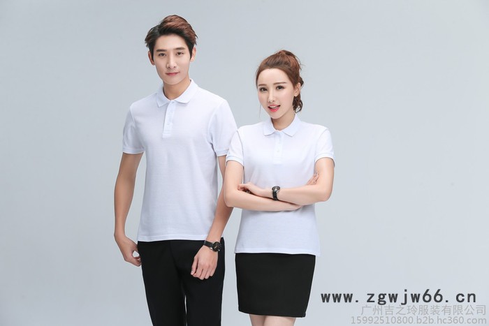 企业纯棉POLO广告衫定制刺绣LOGO翻领活动服文化衫工作服T恤印字binzuang图5