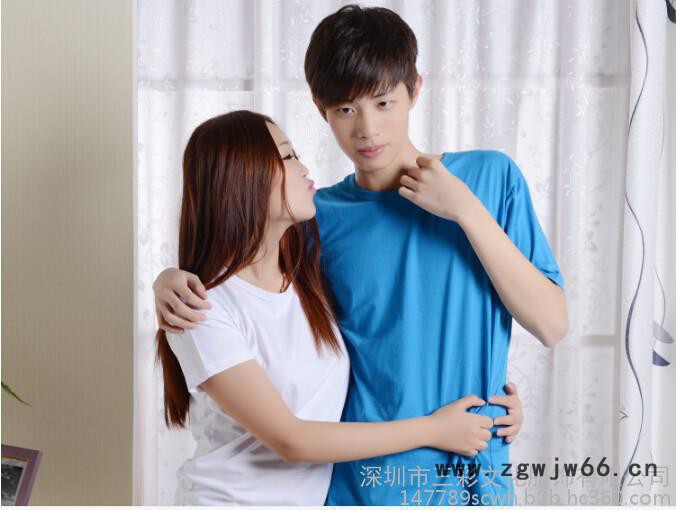 定制班服diy衣服定做T恤圆领短袖广告衫订做服装文化衫团体工作服图7