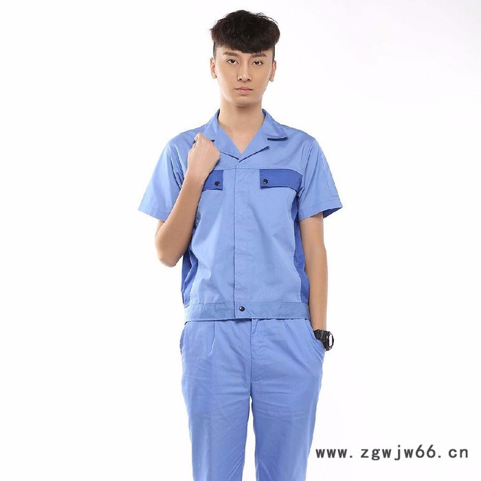 绿洲供应夏季工装,工衣,工作服订做,夹克衫厂家图5