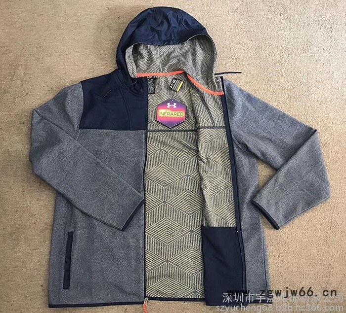 外贸定制欧美工作服 时尚休闲连帽运动卫衣 可来样定制logo 供应**图5