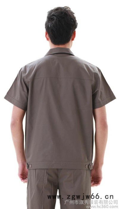 供应旗秀988夏装工作服 套装  短袖工服图3