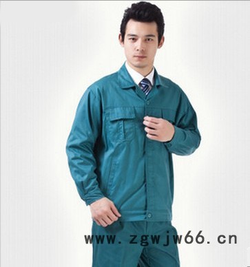 供应新款男女款长袖工作服上衣 深蓝色涤棉工装工程服机械维修服