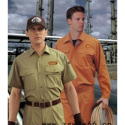 专业制作短袖工作服 厂服 汽修服 保安服 可来样加绣LOGO 出货快