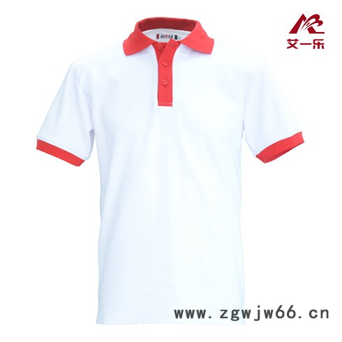 供应aiyiles/m/x/l翻领短袖polo衫_工作服pol图2