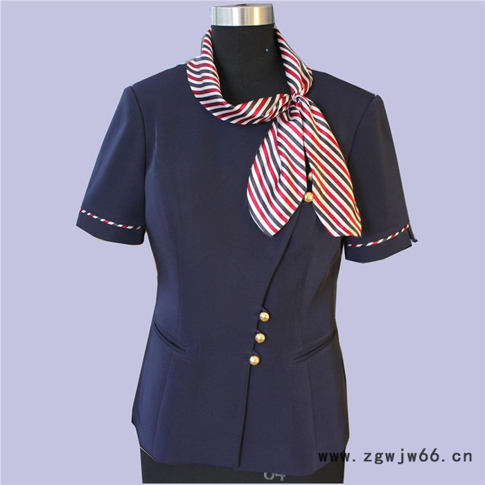 供应雪蒙金雨XM008酒店餐饮制服,工作服图3