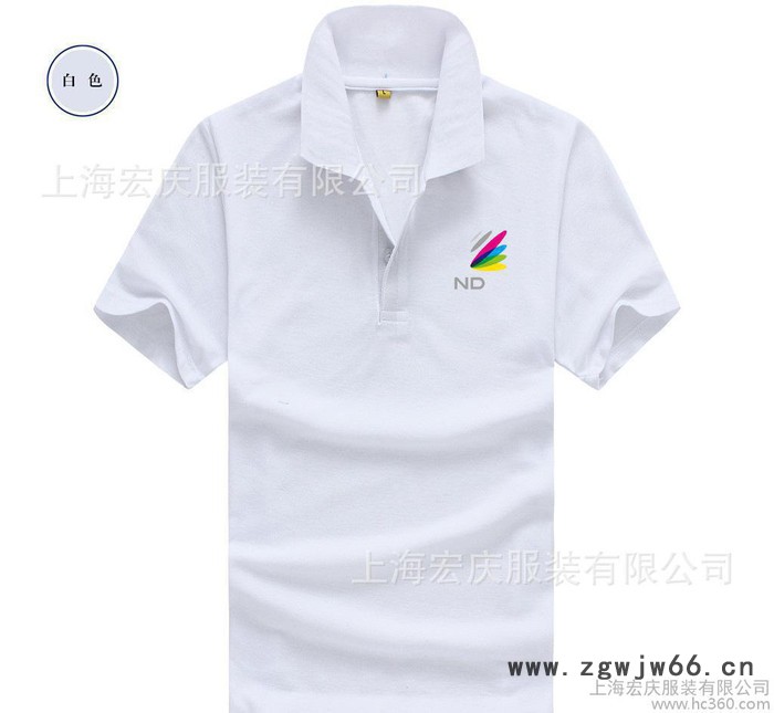 短袖POLO衫文化衫定制厂服工作服定做纯棉促销T恤广告衫di图2