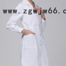 医生白大褂长袖医护服药店工作服图2